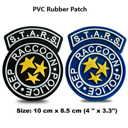 Resident Evil S.T.A.R.S. Raccoon City Dep. Rubber And Embroidery Patchs