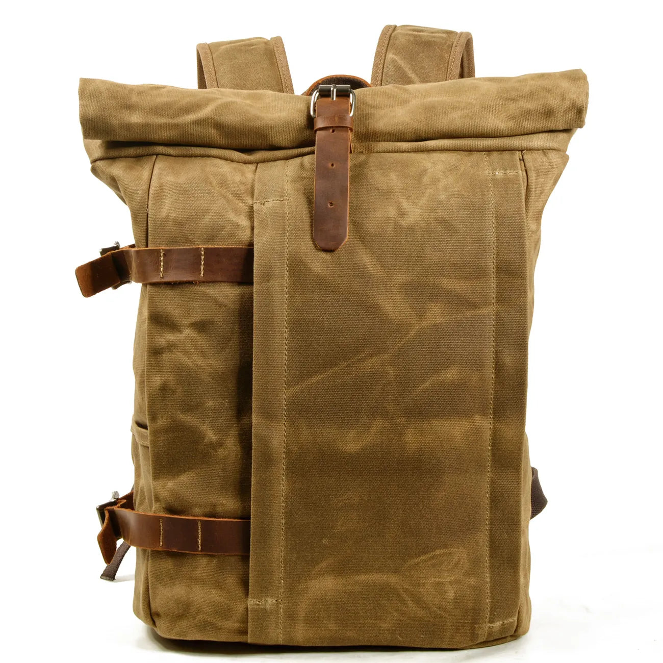 Vintage Khaki Outdoor & Mountaineering Backpack - Available at 2Fast2See.co