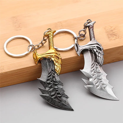 God of War 4 Retro Kratos Sword Keychain - Available at 2Fast2See.co