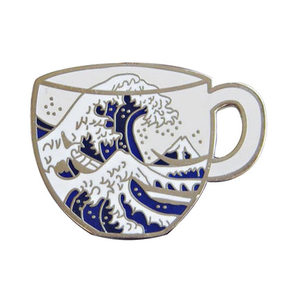 Tea Cup Enamel Pin - Tea Cup Enamel Pin Available at 2Fast2See.co