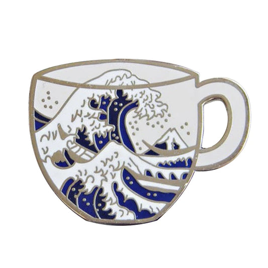 Tea Cup Enamel Pin - Tea Cup Enamel Pin Available at 2Fast2See.co