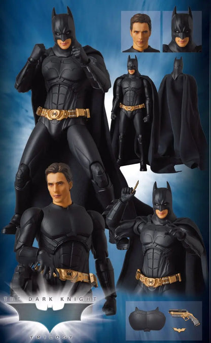 Batman Begins Suit The Dark Night PVC Action Figure Collectible 17cm - Available at 2Fast2See.co