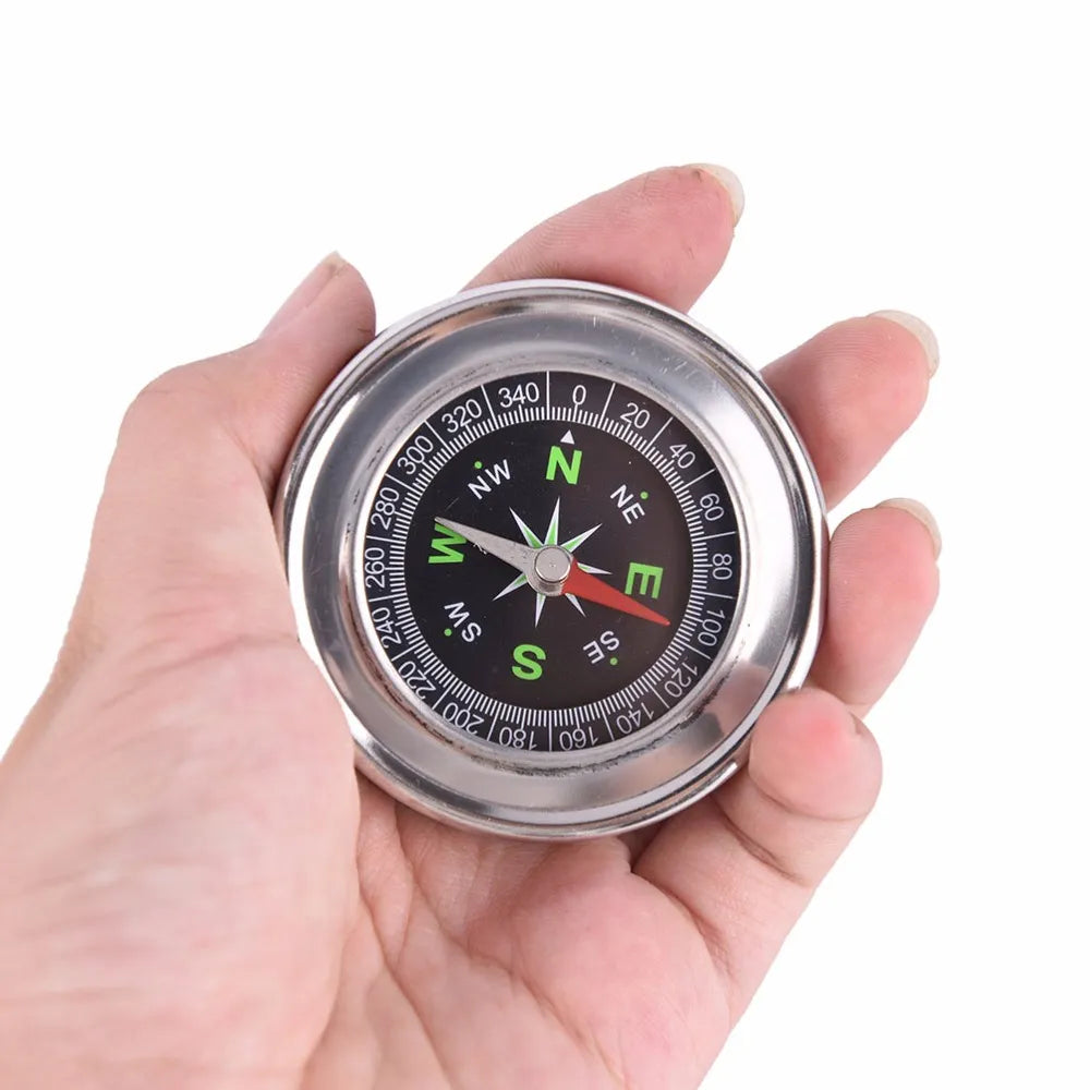 Outdoors Mini Steel Compass for Outdoor & Survival Activities - Available at 2Fast2See.co