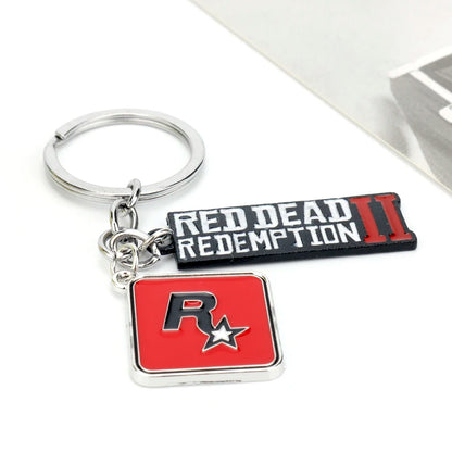 Red Dead Redemption II Metal Keychain Rockstar Games