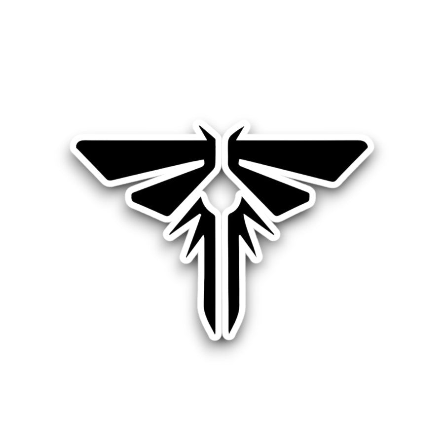 The Last of Us Black Firefly Sticker Kiss-Cut Vinyl Decal