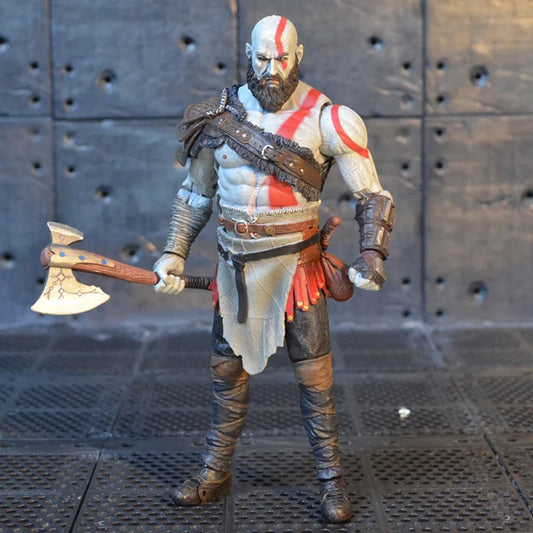 God of War 4 Kratos PVC Action Figure Collectible Model Toy 18cm - Available at 2Fast2See.co