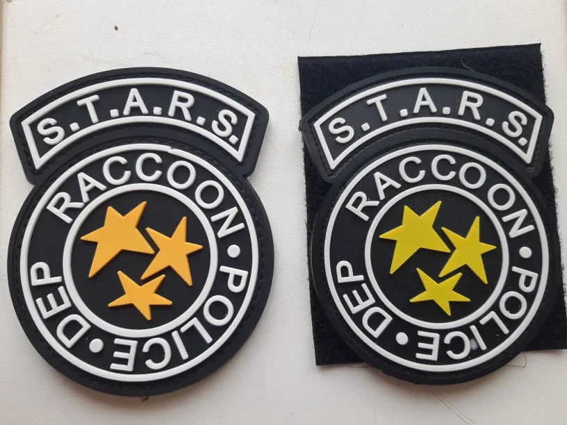 Resident Evil S.T.A.R.S. Raccoon City Dep. Rubber And Embroidery Patchs