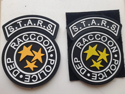 Resident Evil S.T.A.R.S. Raccoon City Dep. Rubber And Embroidery Patchs