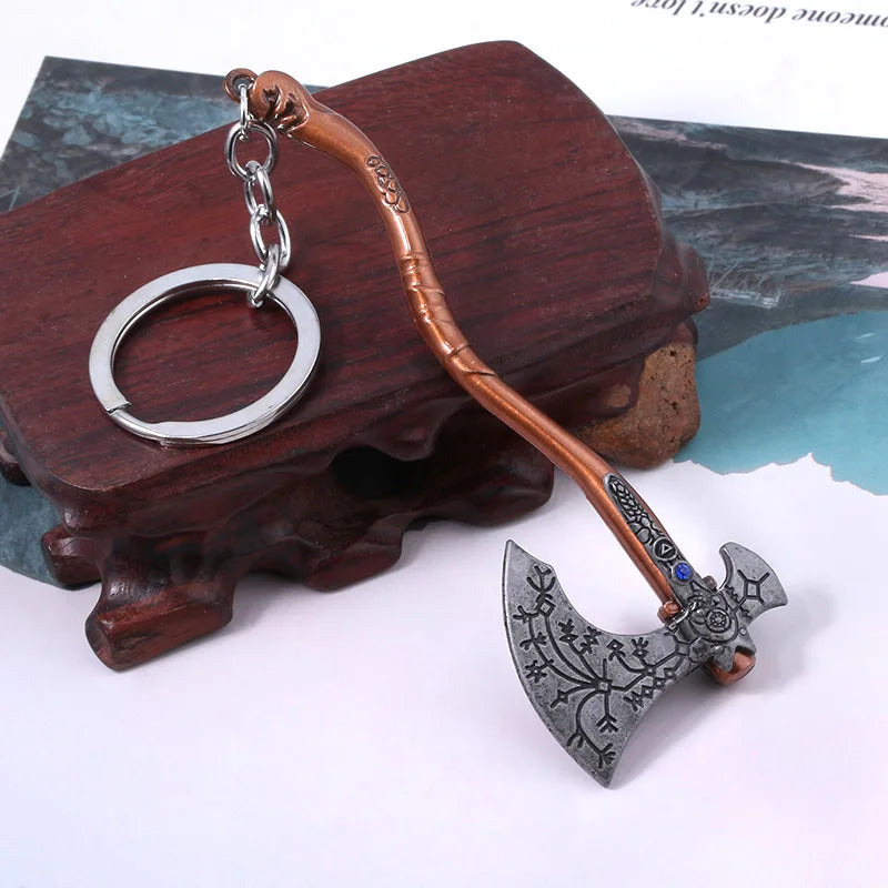 God of War 5 Kratos Leviathan Axe Key Chain - Available at 2Fast2See.co