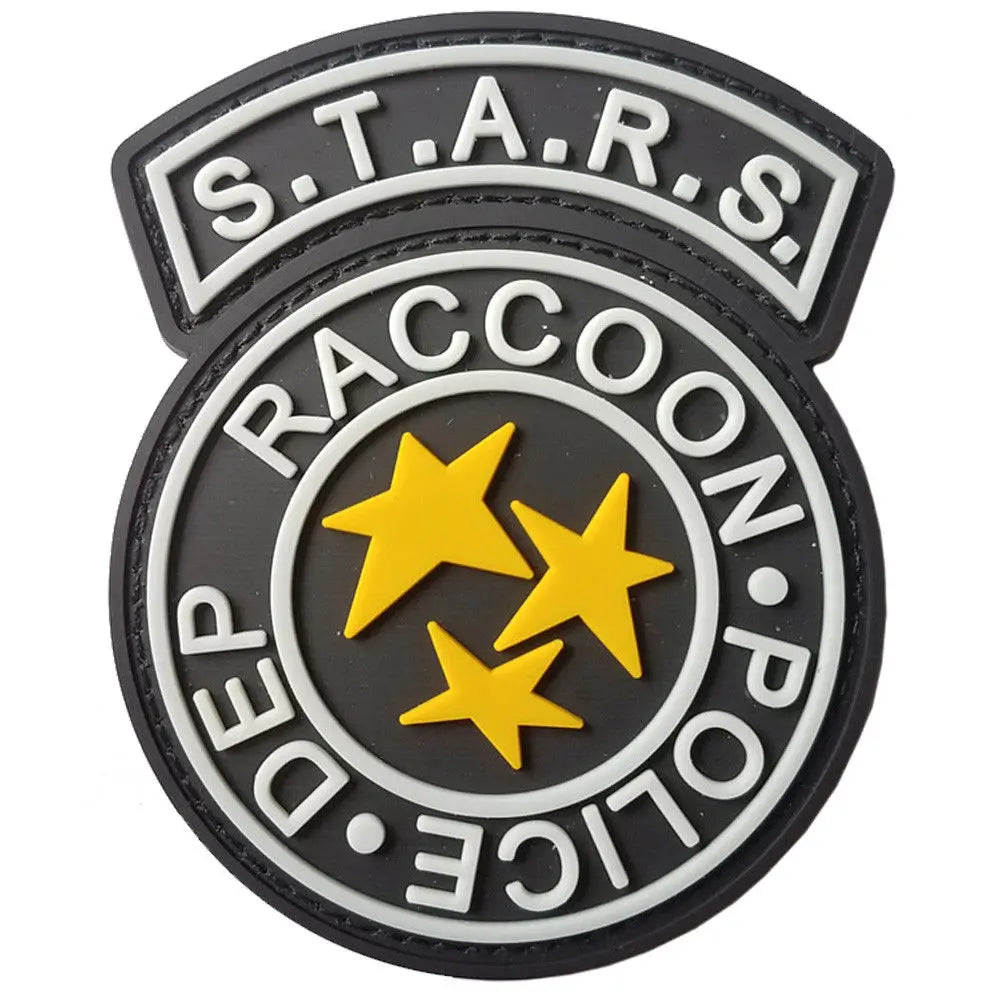 Resident Evil S.T.A.R.S. Raccoon City Dep. Rubber And Embroidery Patchs