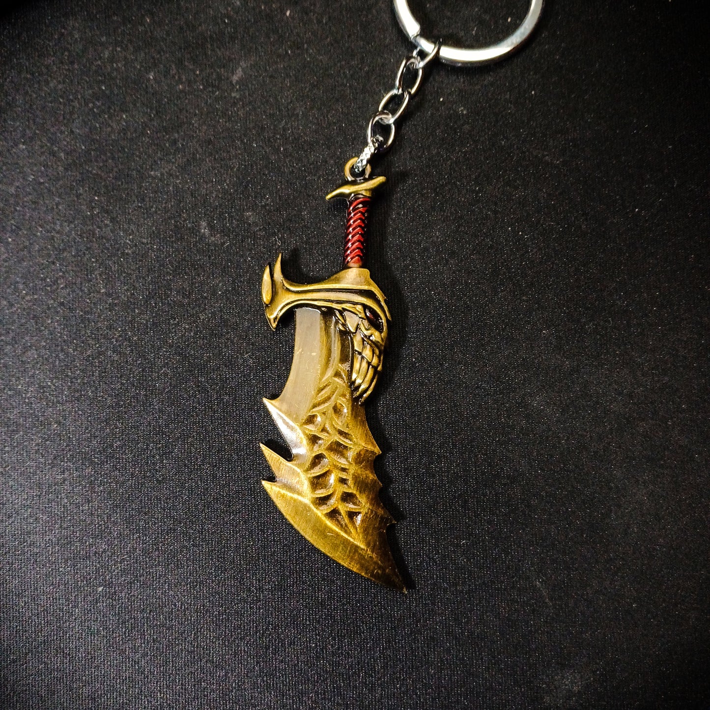 God of War Blades of Chaos Keychain