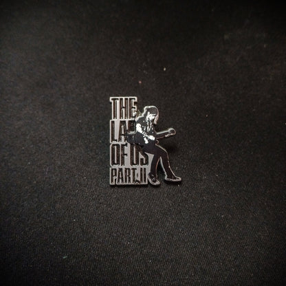 The Last of Us Part II Ellie with Guitar Metal Pin Extremely Detailed