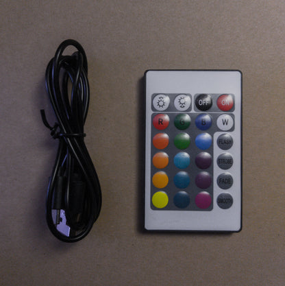 The Last of Us Firefly 3D RGB Night Lamp With Controller - Black Lamp Base Available at 2Fast2See.co