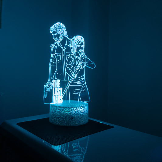 The Last of Us Joel & Ellie 3D Led Lamp