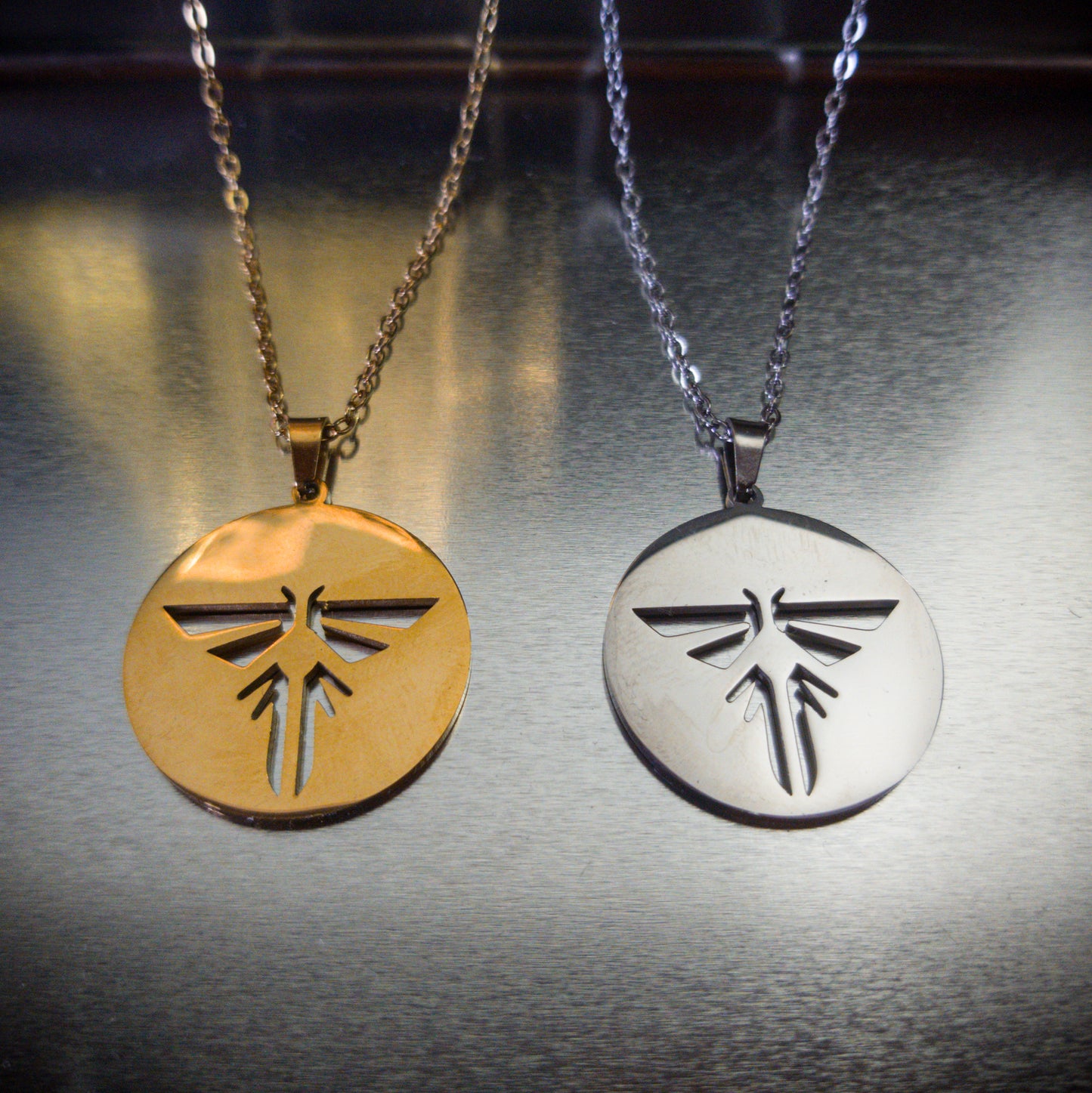 The Last of Us Stainless Steel Firefly Necklace - Available at 2Fast2See.co