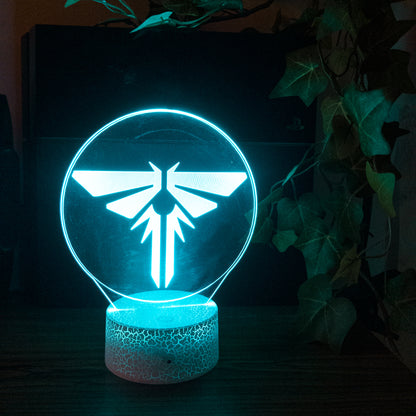 The Last of Us Firefly 3D RGB Night Lamp With Controller - Available at 2Fast2See.co