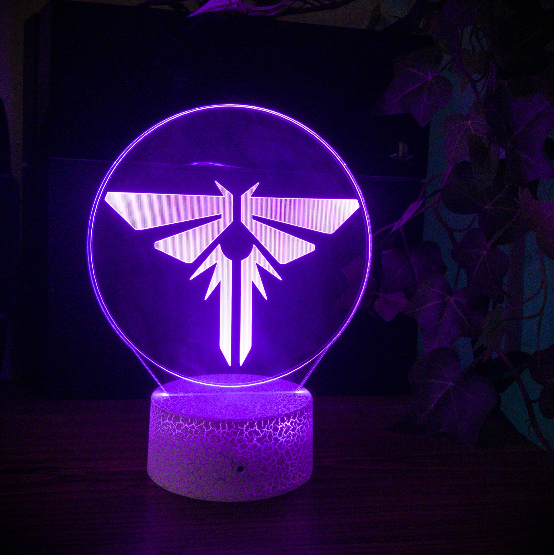 The Last of Us Firefly 3D RGB Night Lamp With Controller - Available at 2Fast2See.co