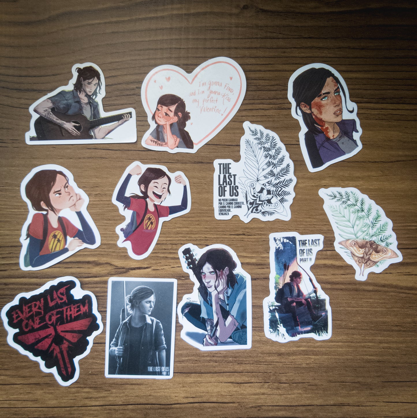 The Last of Us Part II Cartoonish & Aesthetic Stickers - Available at 2Fast2See.co