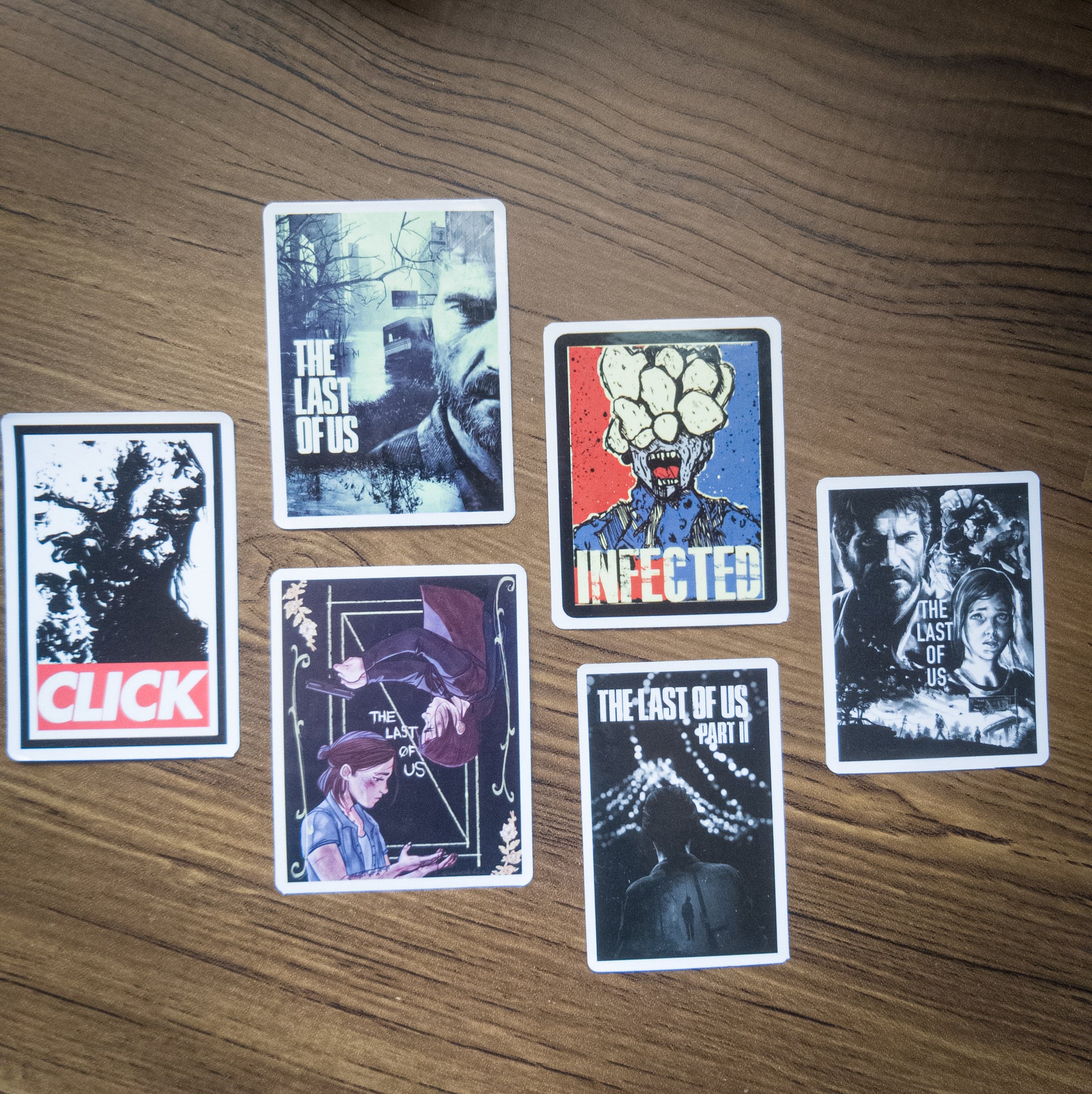 The Last of Us Part II Cartoonish & Aesthetic Stickers - Available at 2Fast2See.co