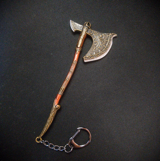 God of War Epic Leviathan Axe Very Detailed Keychain with Clasp