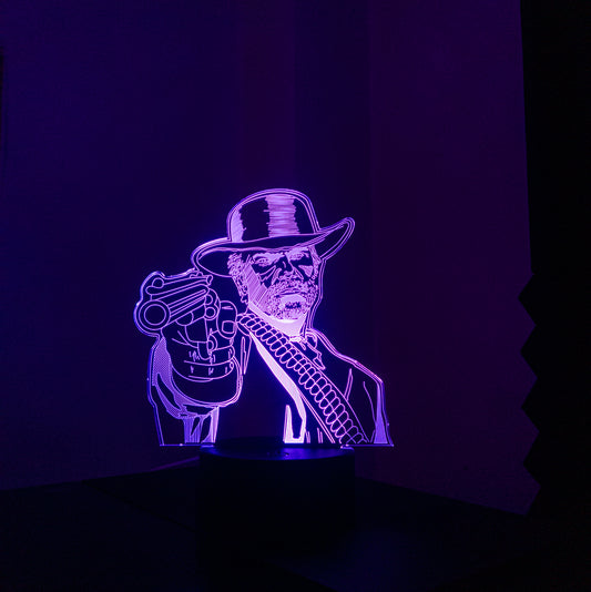 Red Dead Redemption 2 Arthur Morgan Acrylic 3D Lamp