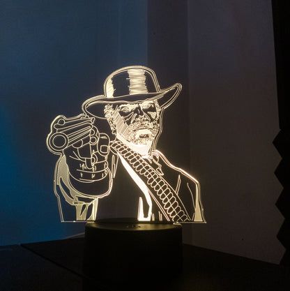 Red Dead Redemption 2 Arthur Morgan Acrylic 3D Lamp