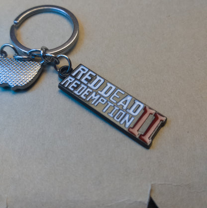 Red Dead Redemption 2 Revolver Metalic Keychain