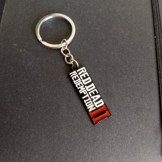 Red Dead Redemption II Silver Keychain - Default Title Available at 2Fast2See.co