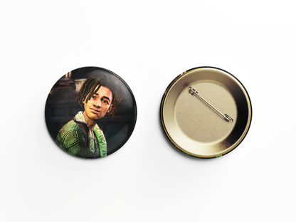 Telltale The Walking Dead Louis Handmade Round Badge