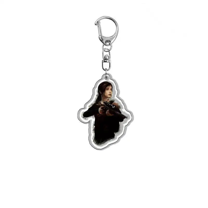 The Last of Us Keychain Badges - Ellie with Rifle / About 8cm Available at 2Fast2See.co