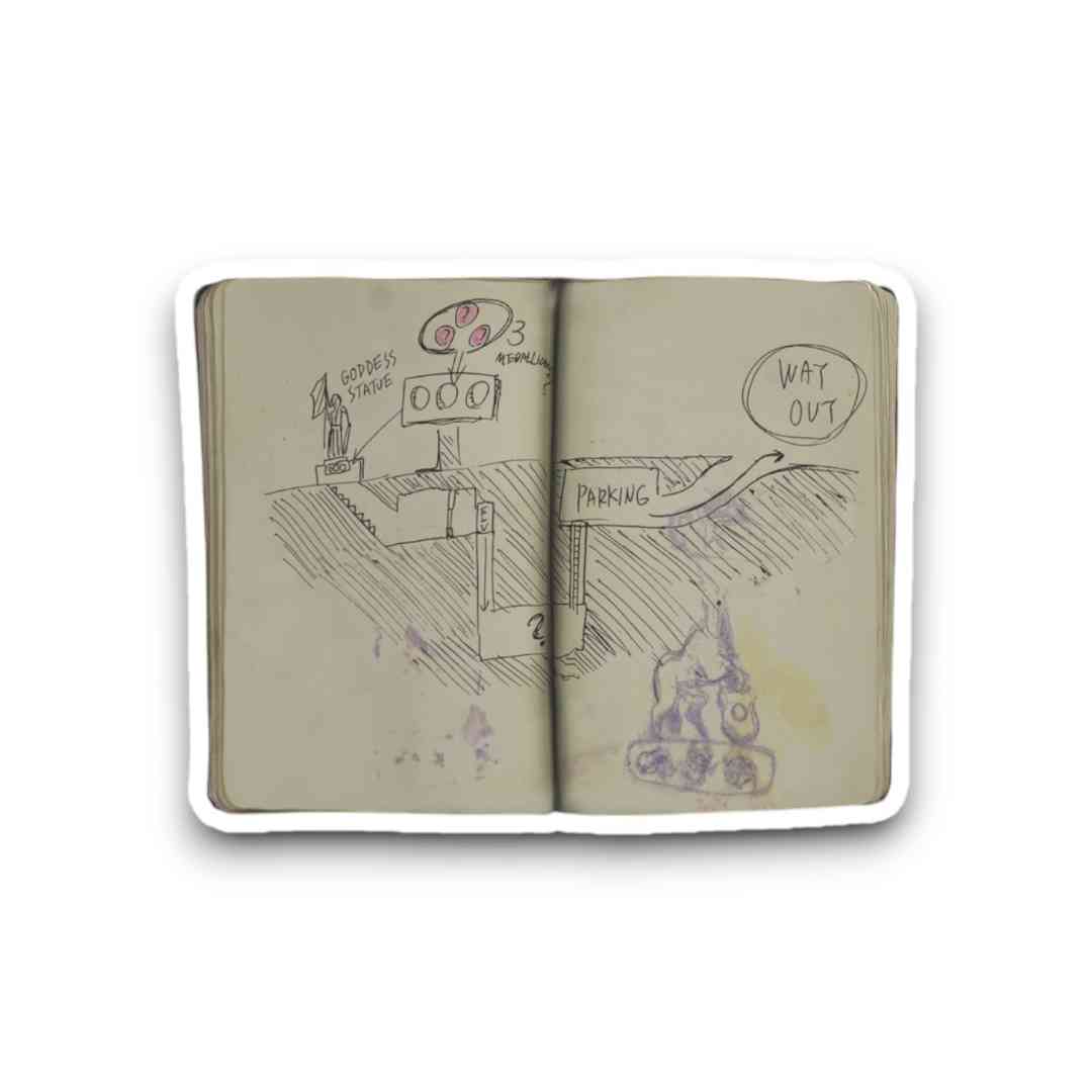 Resident Evil 2 Officer's Notebook Sticker