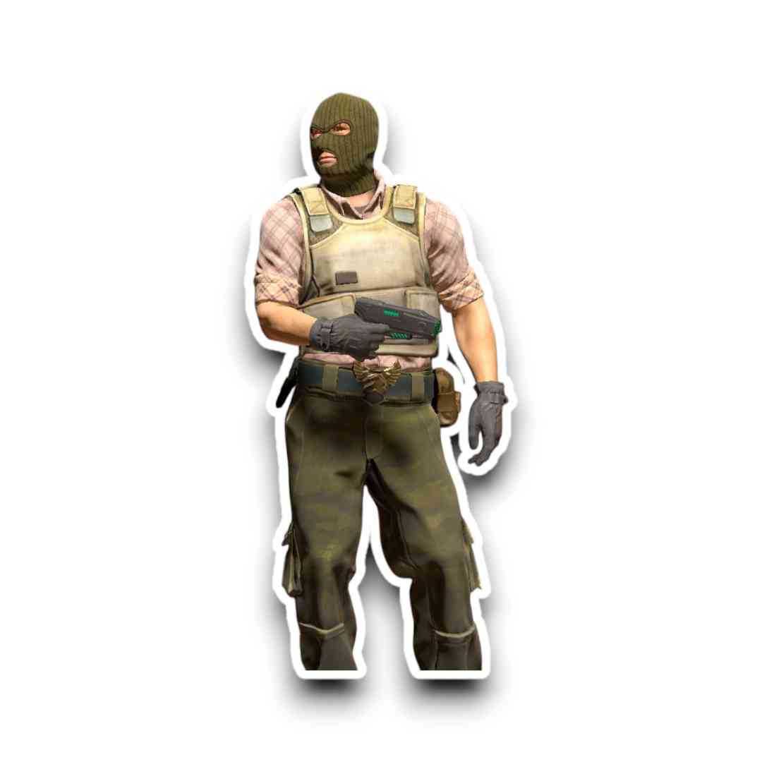 Counter-Strike 2 Terrorist Character Taser Sticker CSGO