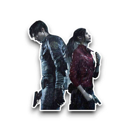 Resident Evil 2 Remake Leon & Claire Sticker