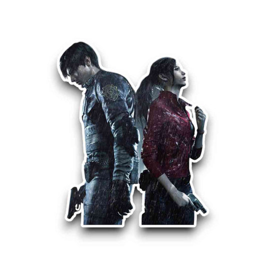 Resident Evil 2 Remake Leon & Claire Sticker