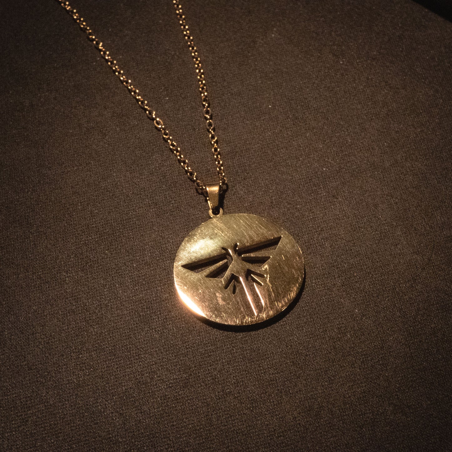 The Last of Us Premium Gold  Firefly Necklace