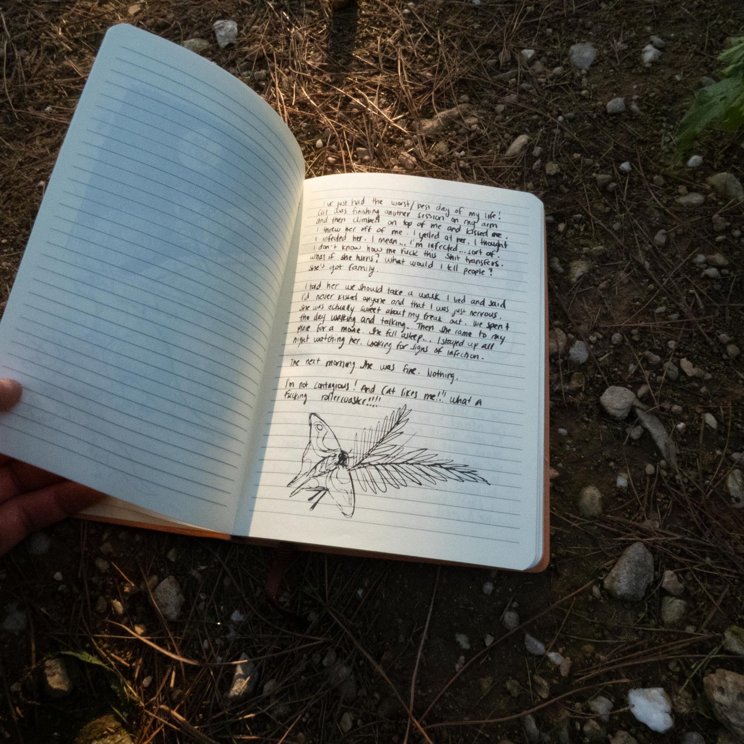 Tlou Ellie's Notebook / Journal With Personal Notes and Leather Cover