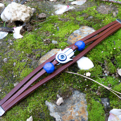 The Last of Us Ellie's Leather Handmade Bracelet Replica Dina's Gift