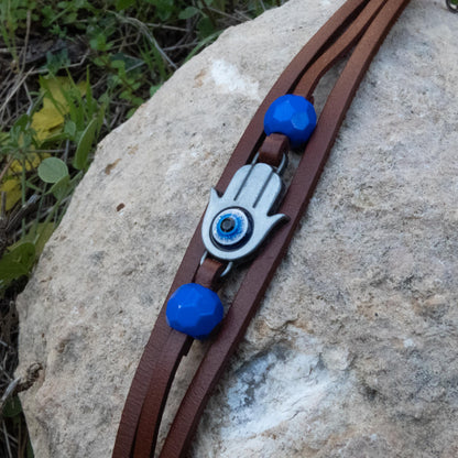 The Last of Us Ellie's Leather Handmade Bracelet Replica Dina's Gift