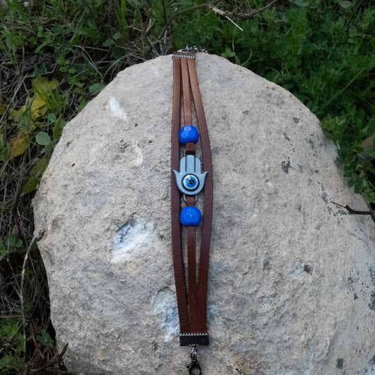 The Last of Us Ellie's Leather Handmade Bracelet Replica Dina's Gift