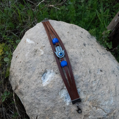 The Last of Us Ellie's Leather Handmade Bracelet Replica Dina's Gift