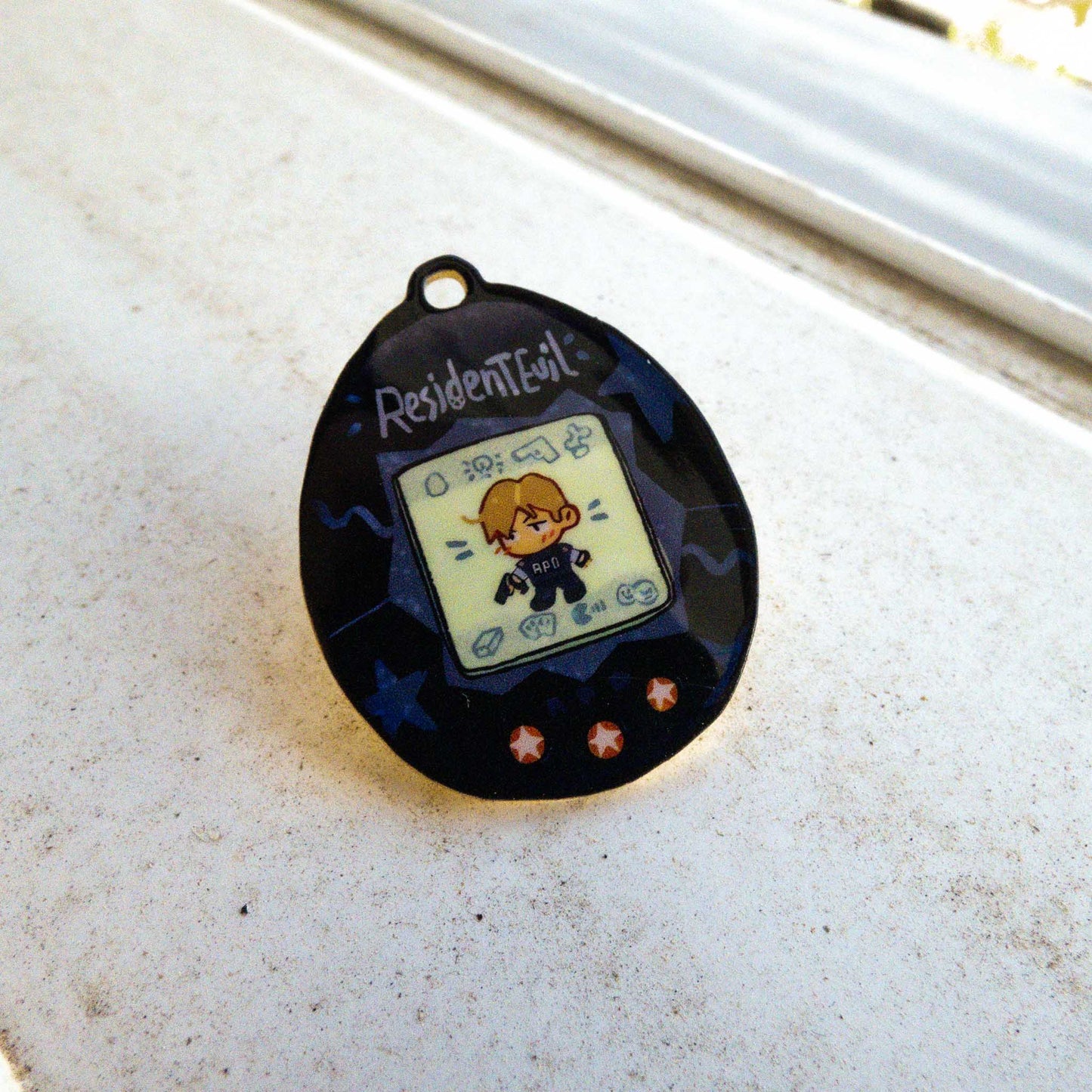 Resident Evil Leon Scott Kennedy Metallic Pin