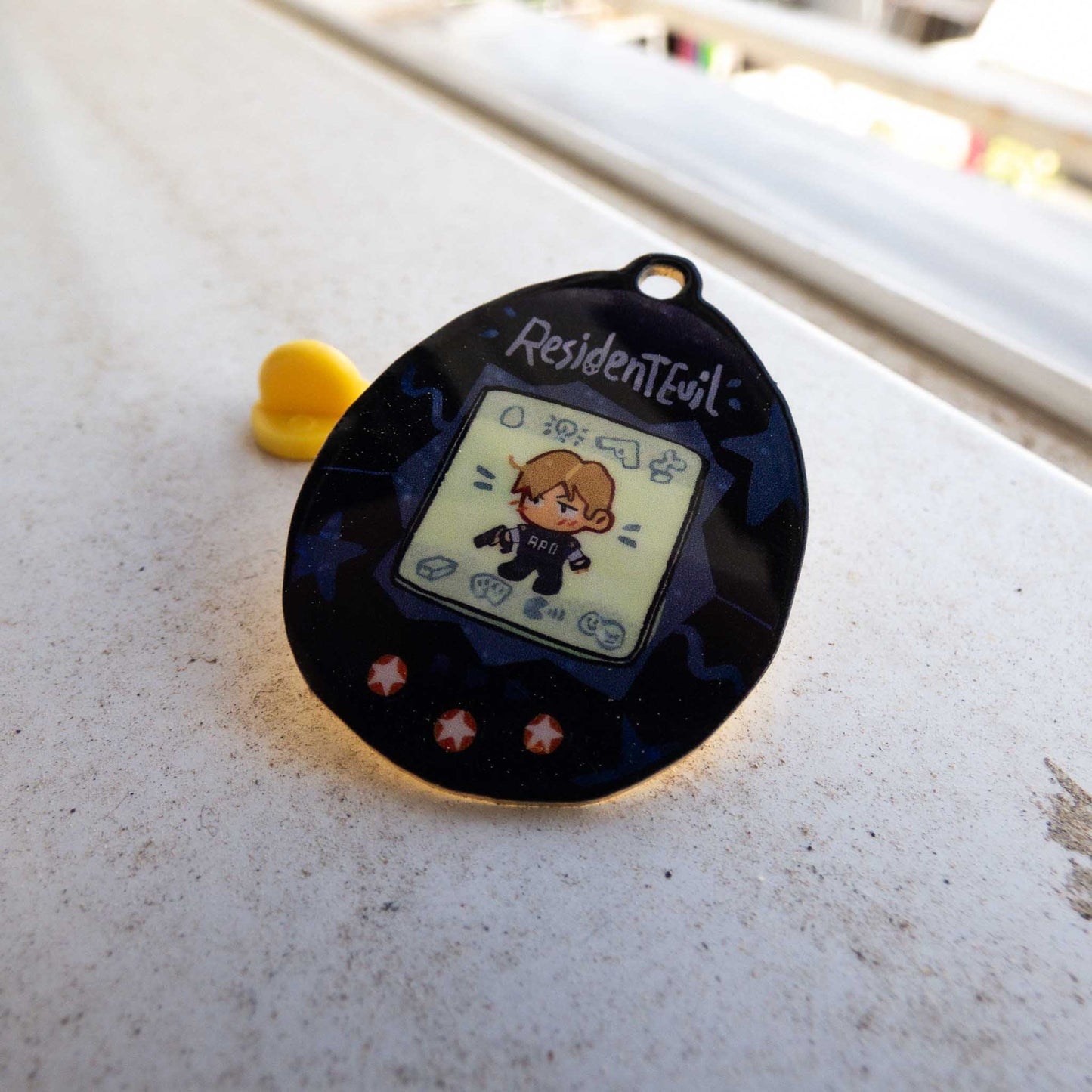 Resident Evil Leon Scott Kennedy Metallic Pin