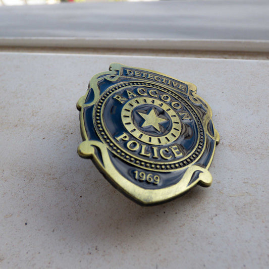 Resident Evil Raccoon Police Department Enamel Pin