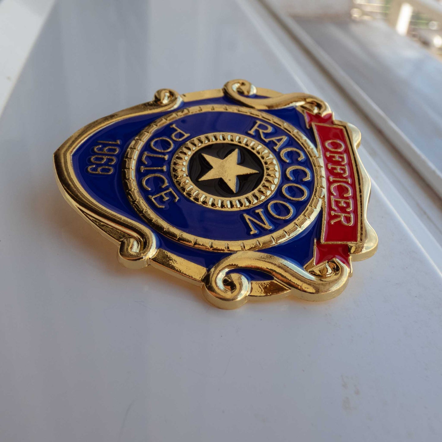 Raccoon Police Department Resident Evil Badge Metal Pin