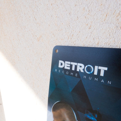 Detroit Become Human Metal Wall Tin Sign