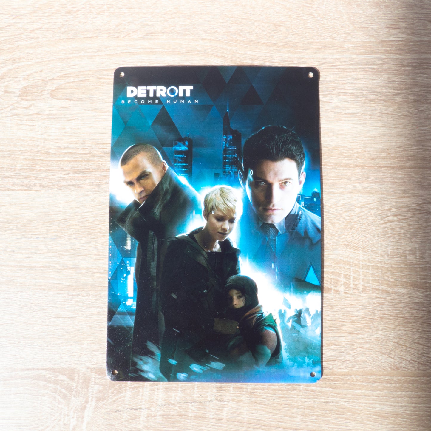 Detroit Become Human Metal Wall Tin Sign