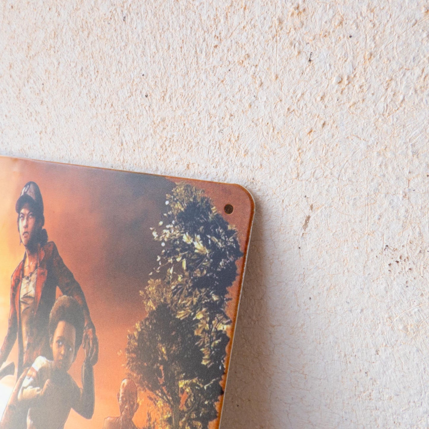 The Walking Dead Season 4 Clementine Telltale Game Retro Metal Sign