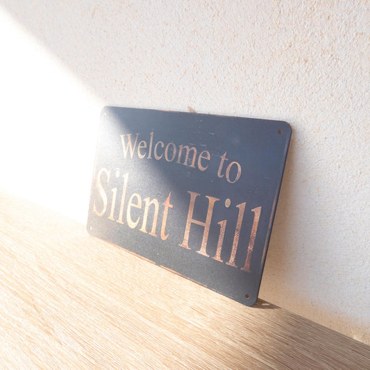Welcome to Silent Hill Metal Wall Sign Poster