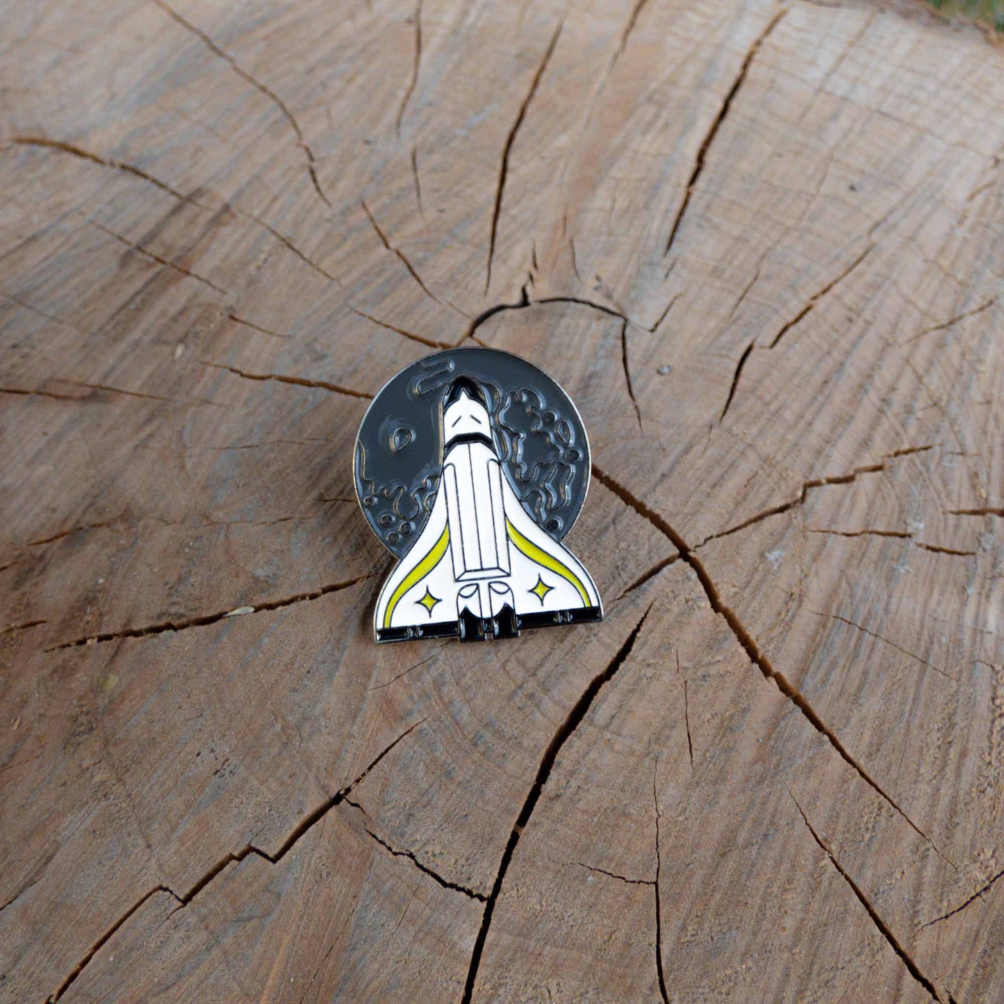 The Last of Us Rocket Ship Metallic Pin