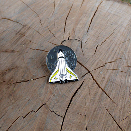 The Last of Us Rocket Ship Metallic Pin